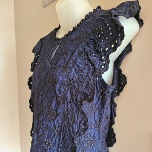 Ruffle and Lace Blouse